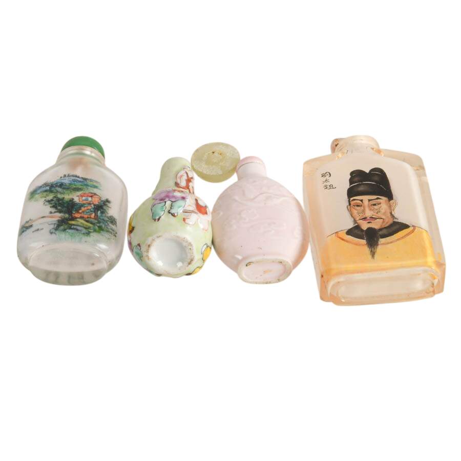 Four-Piece Chinese Snuff Bottles-4