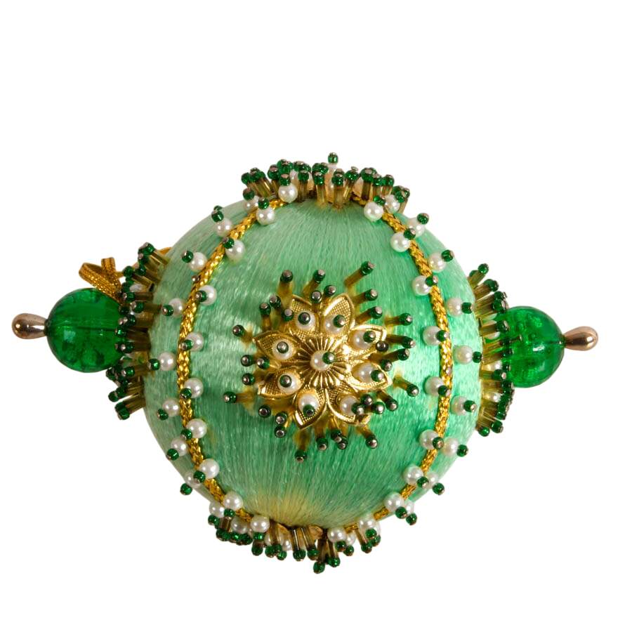 Set of Four Handmade Pin Ornaments-5