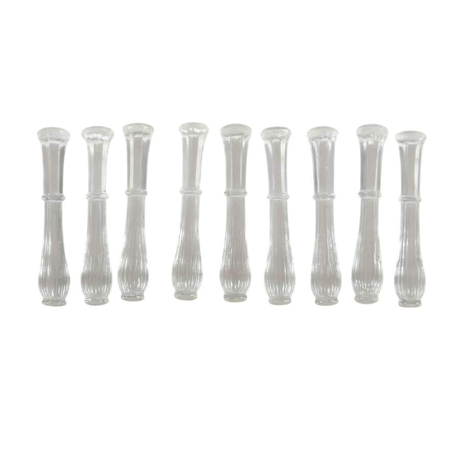 Art Deco Set of Nine Glass Cocktail Muddlers-2