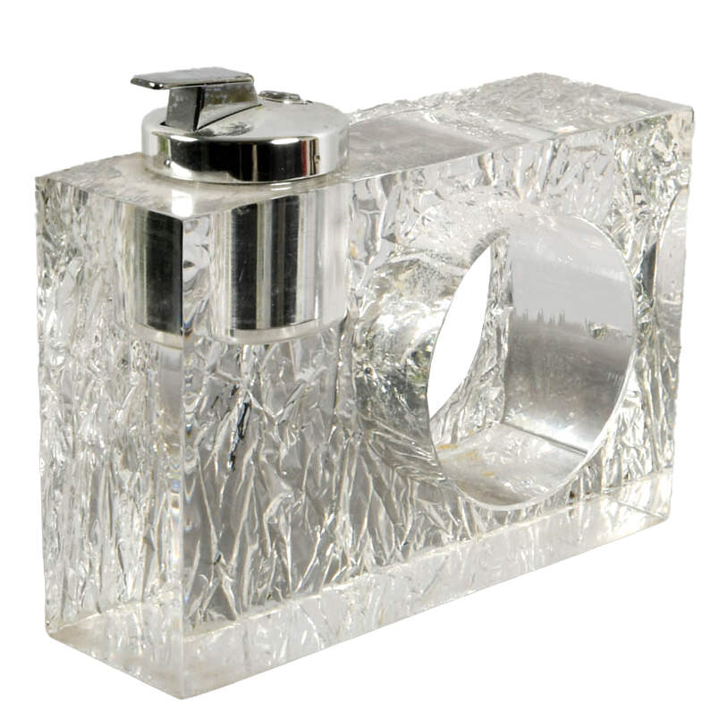 1970s Guzzini Ice Table Lighter-3
