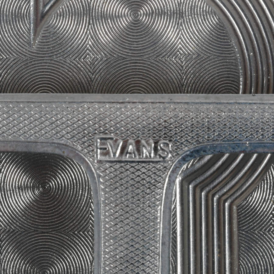 Evans Trig-a-Lite Cigarette Case and Lighter with Stone Ashtray-9