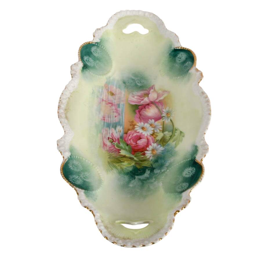 Antique R.S. Prussia Porcelain Celery Dish-3
