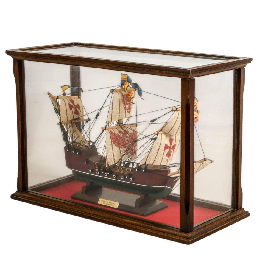 Vintage 16th Century Spanish Galleon Ship Model-2