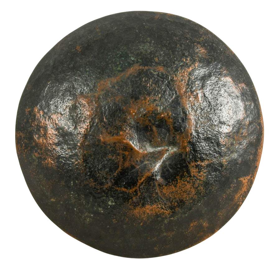 Hand-Raised Heavy Gauge Copper Hearth Cauldron-6