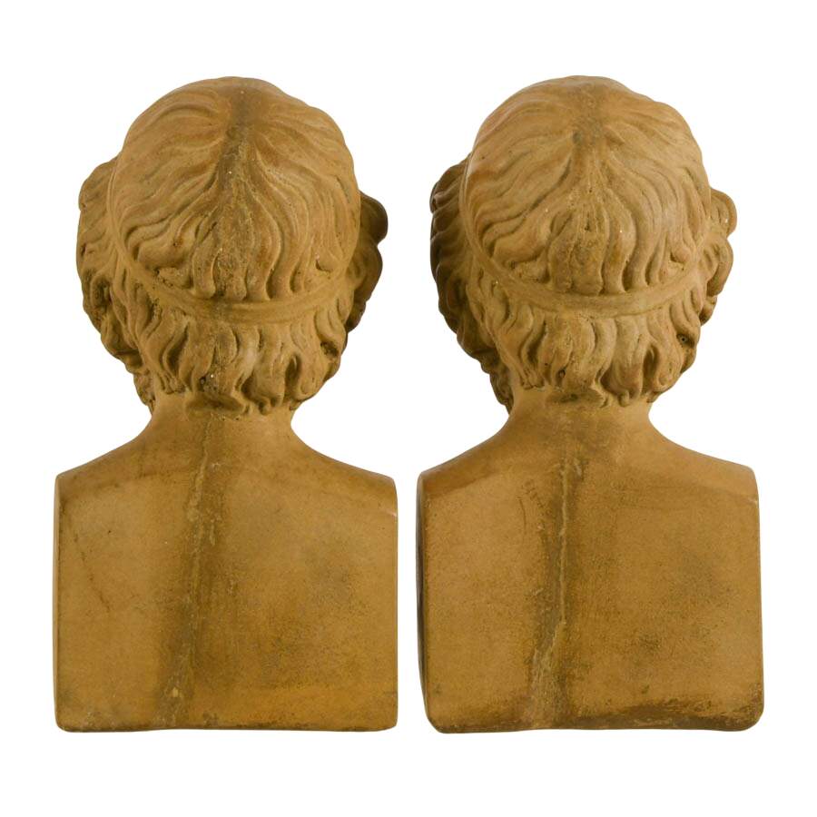 Pair of Concrete Bookends of Homer-5