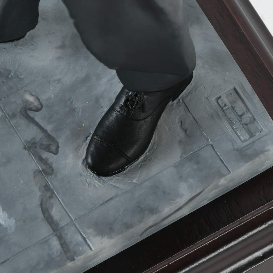 Signed G. Lowe, Endurance LTD., JFK Figure on Base-7