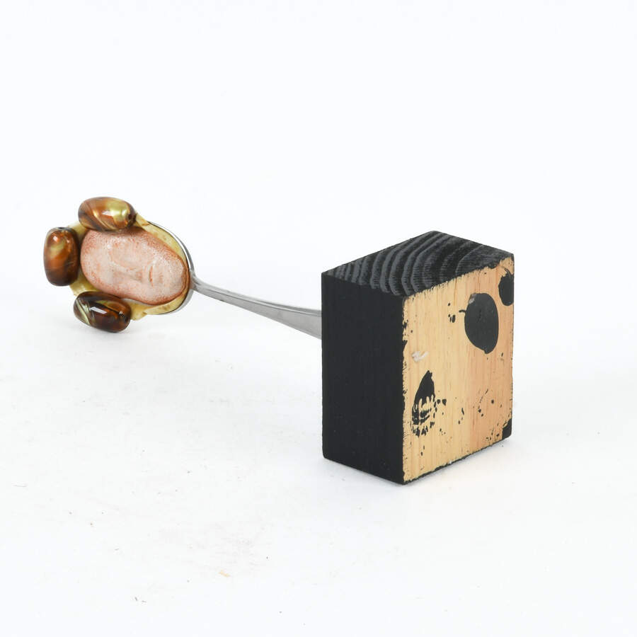 Miguel Angel Biazzi Metal Spoon Art Sculpture-7