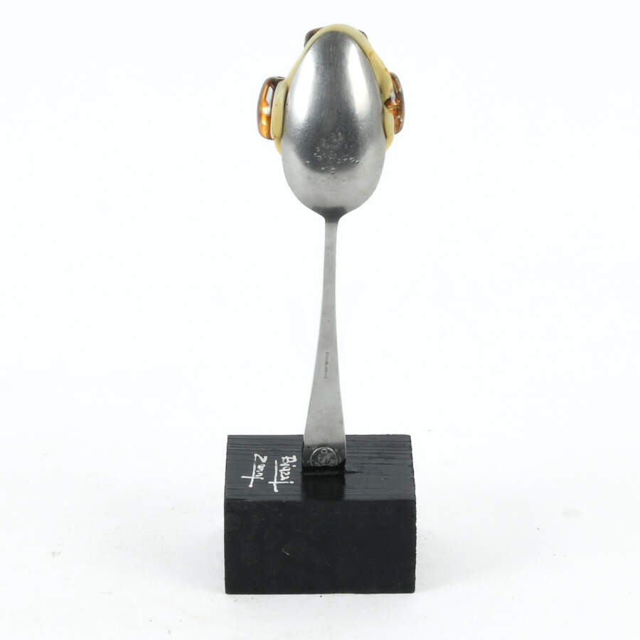 Miguel Angel Biazzi Metal Spoon Art Sculpture-3