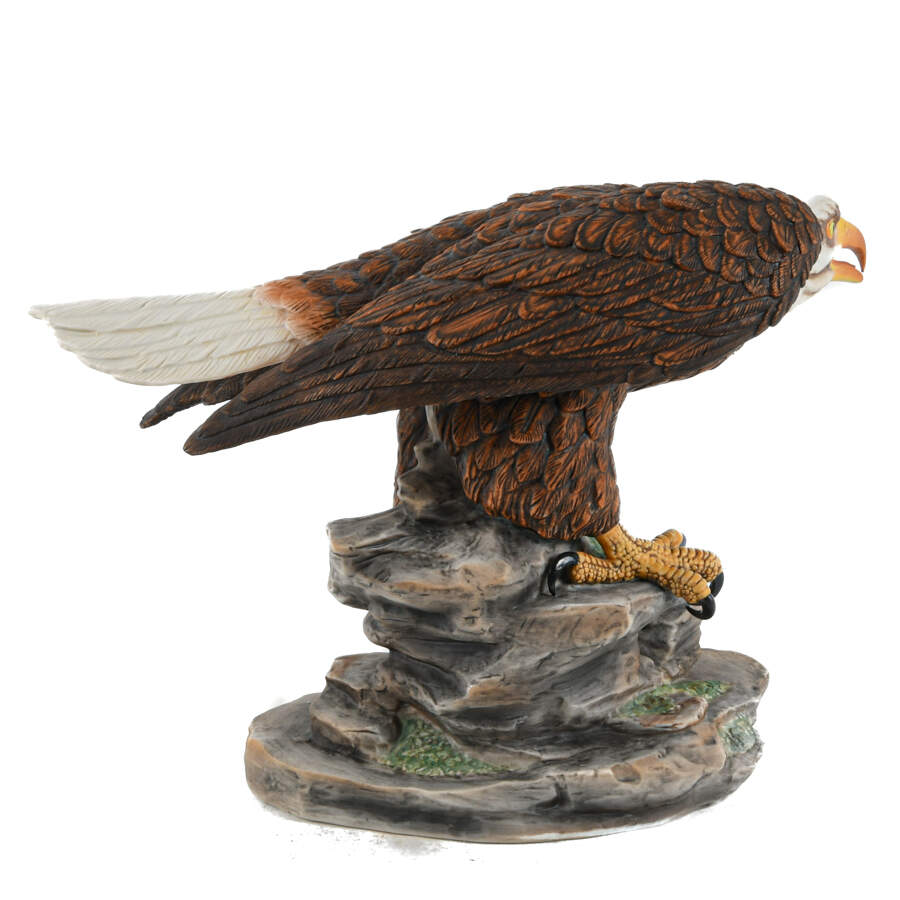James Audubon American Bald Eagle Porcelain Statue-3