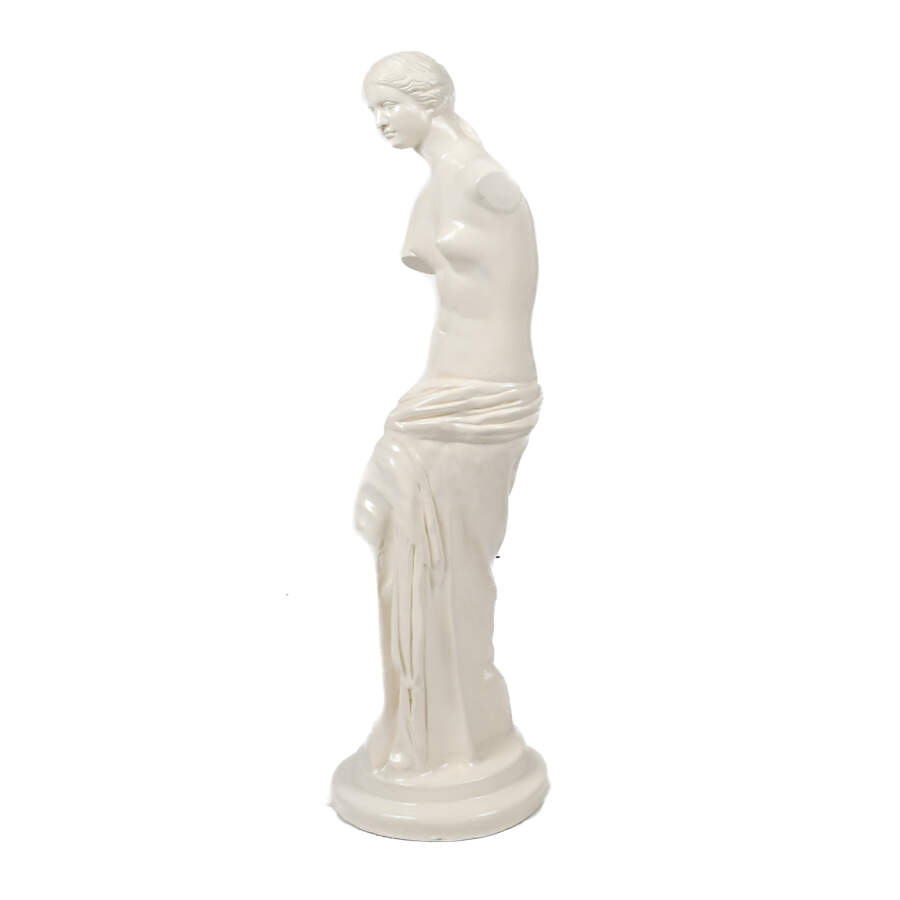 White Venus de Milo Icon Statue-4