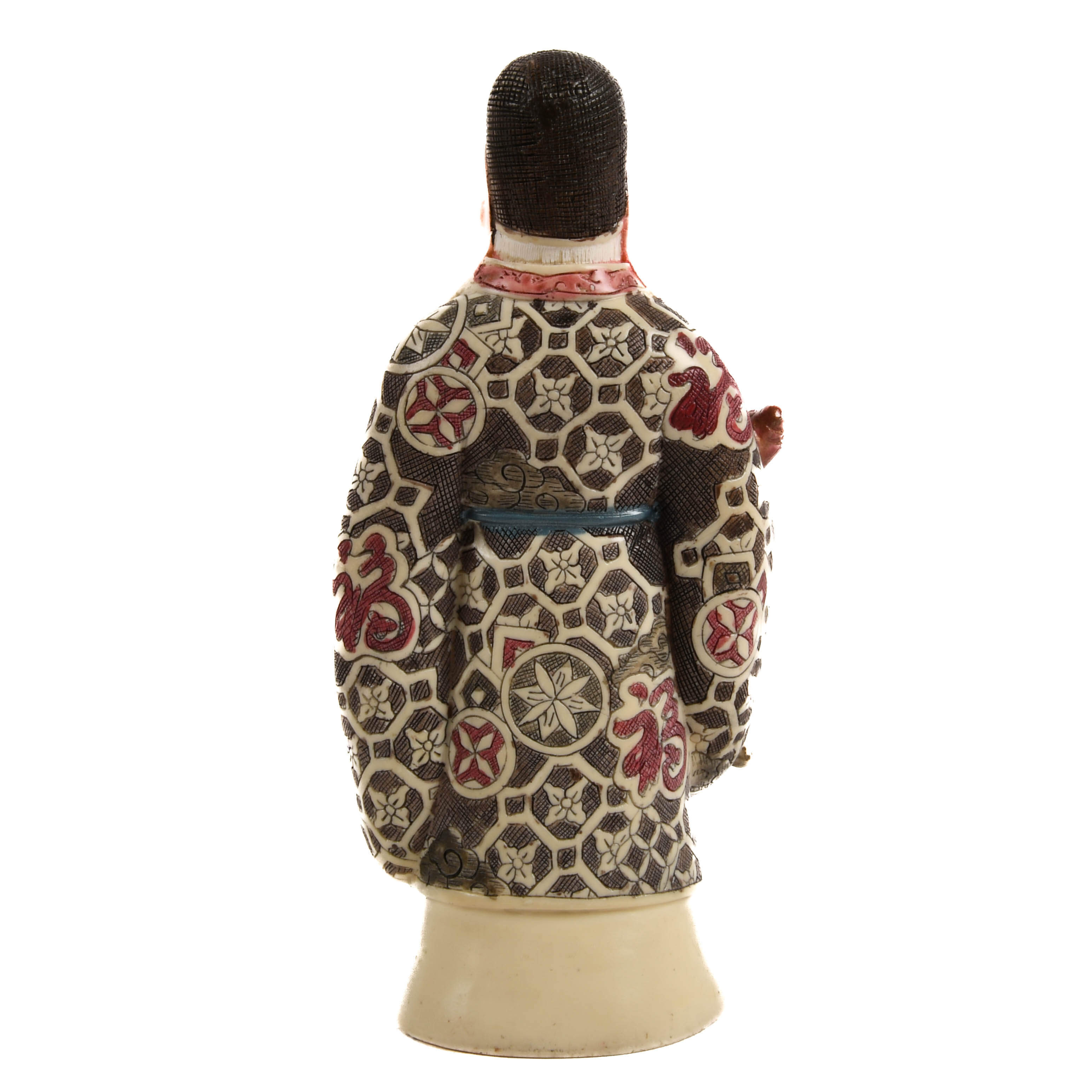 Chinese God of Fortune Resin Sculpture-5