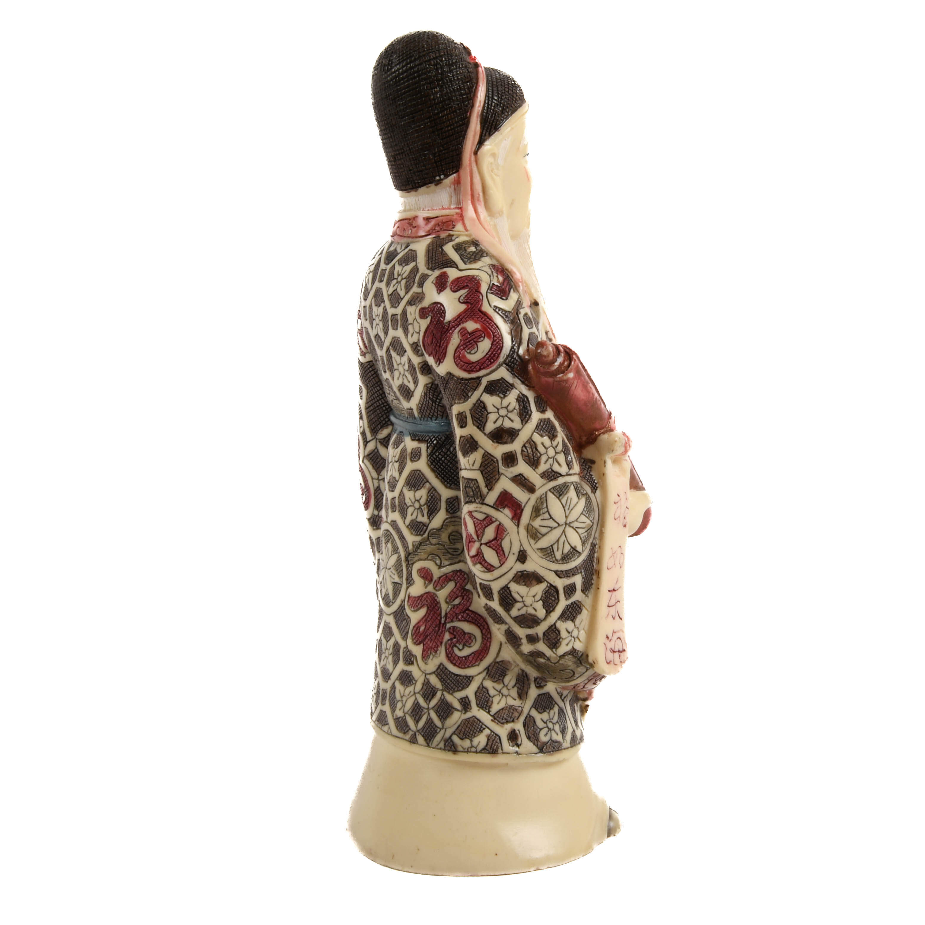 Chinese God of Fortune Resin Sculpture-4
