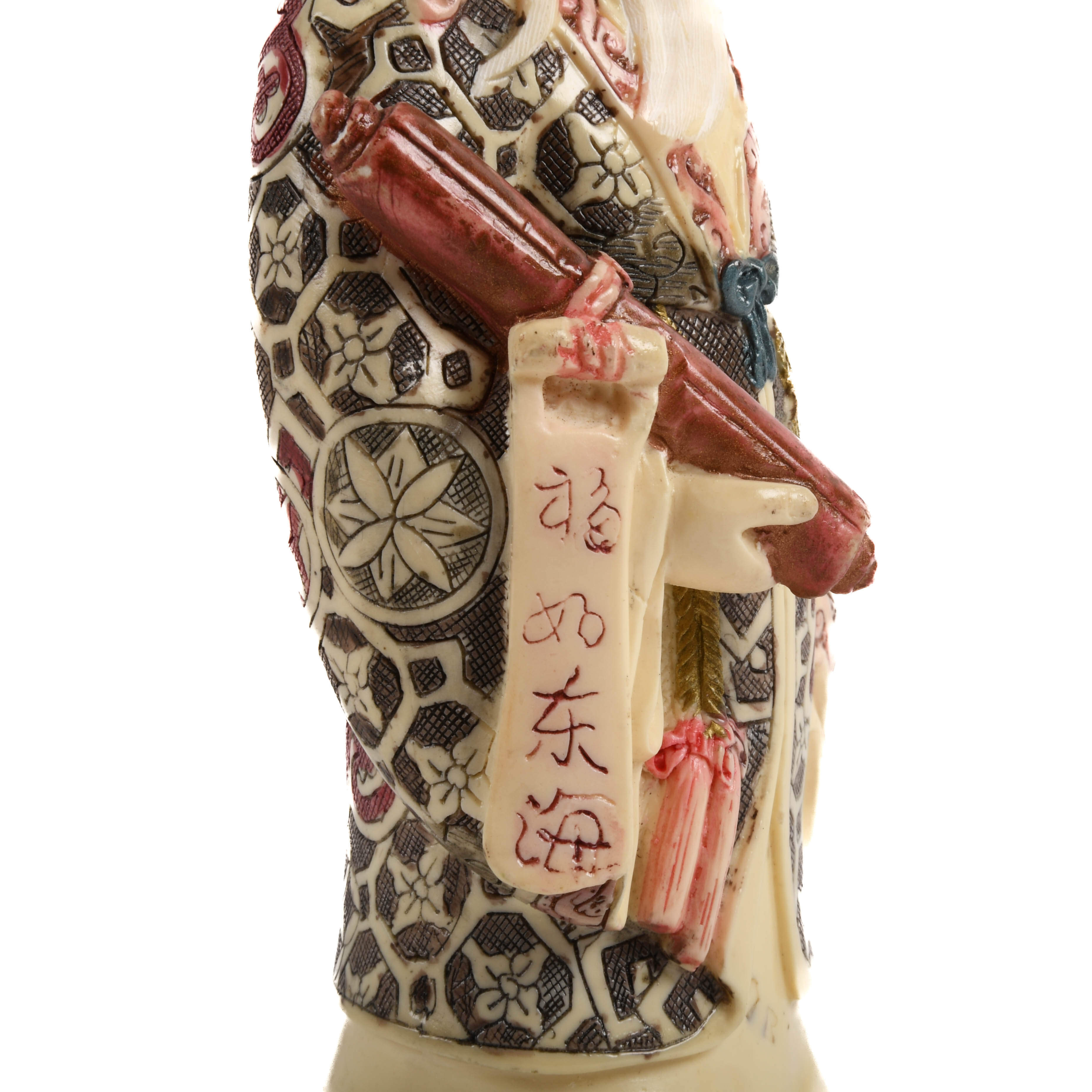 Chinese God of Fortune Resin Sculpture-3