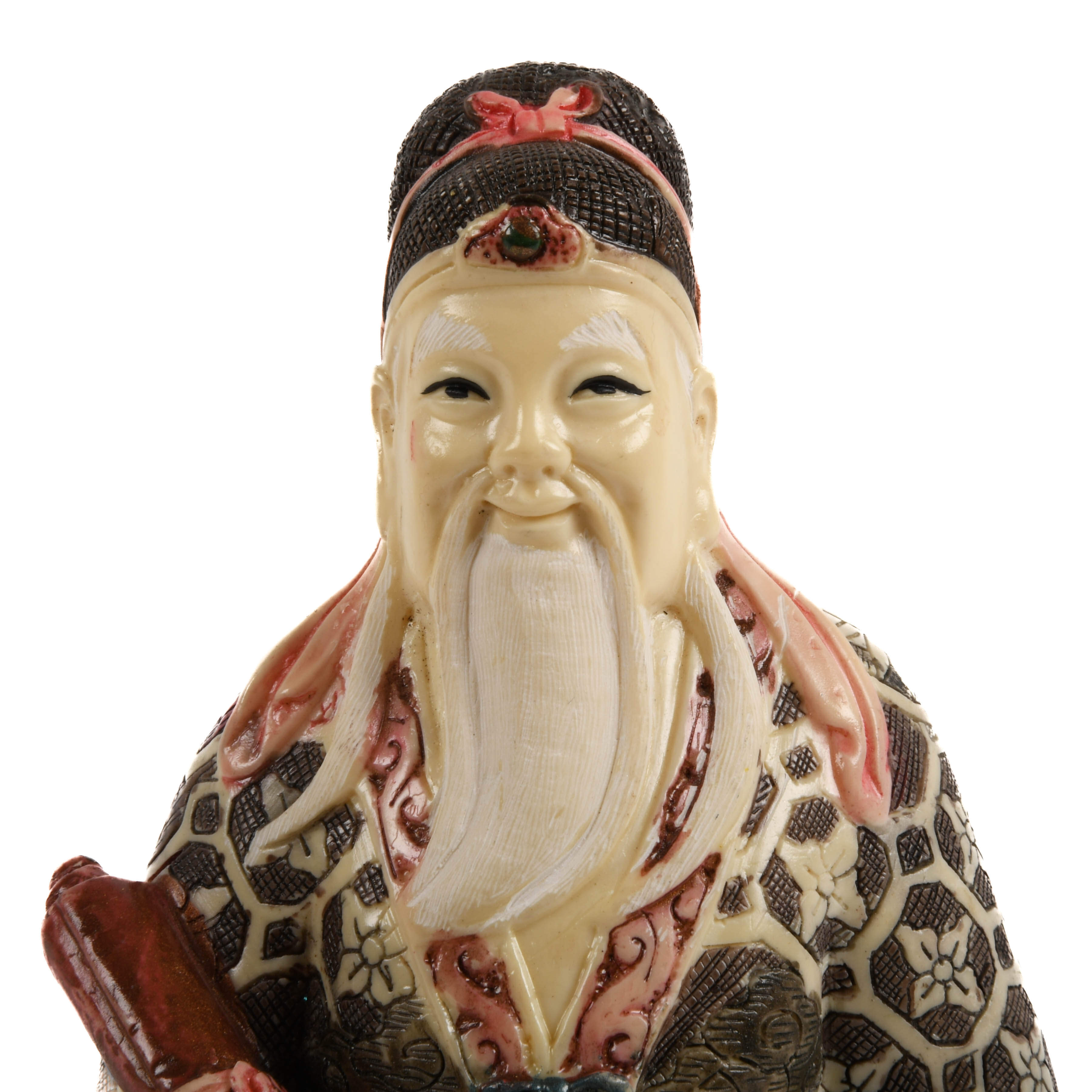 Chinese God of Fortune Resin Sculpture-2