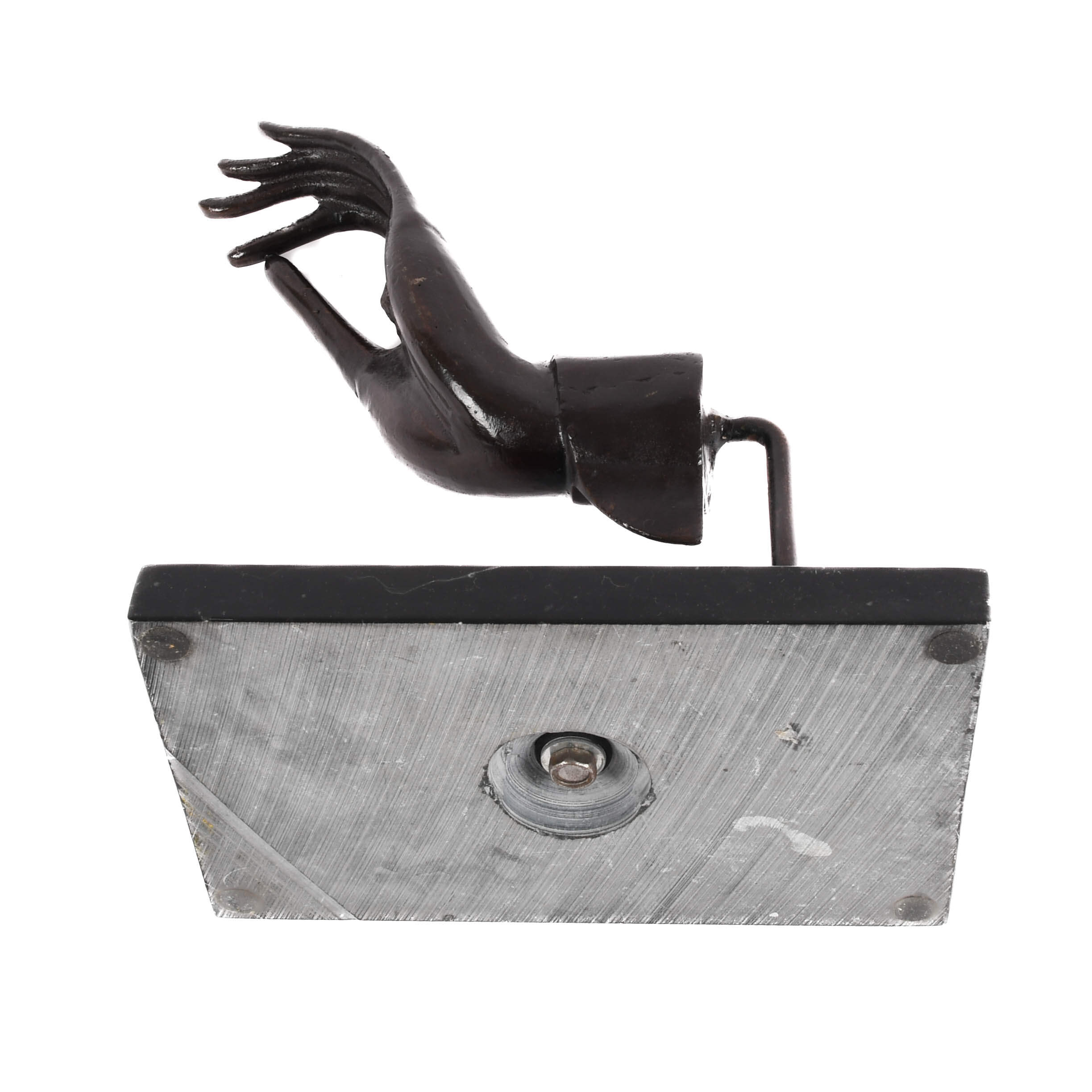 Whimsical Bronze Hand Sculpture-7