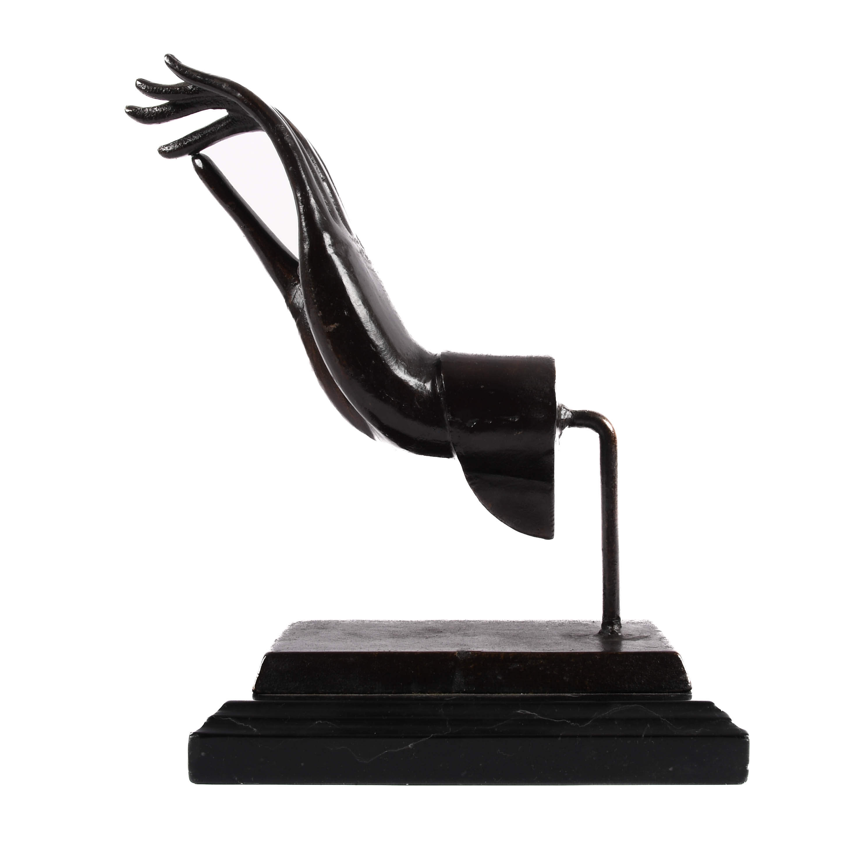 Whimsical Bronze Hand Sculpture-6