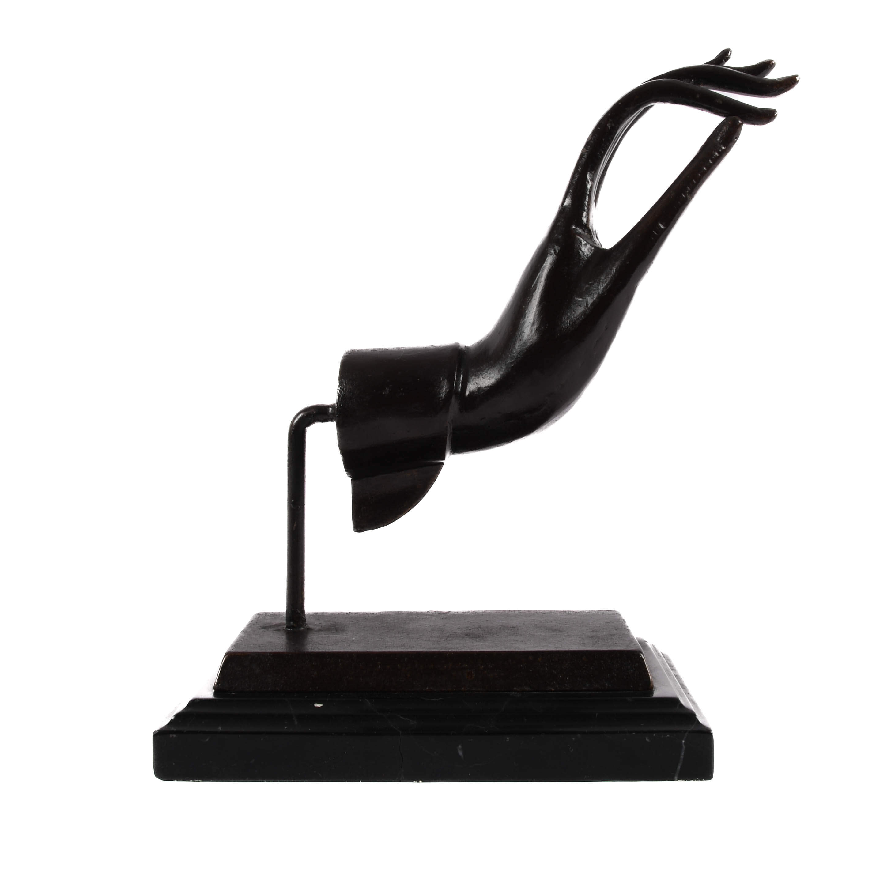 Whimsical Bronze Hand Sculpture-1
