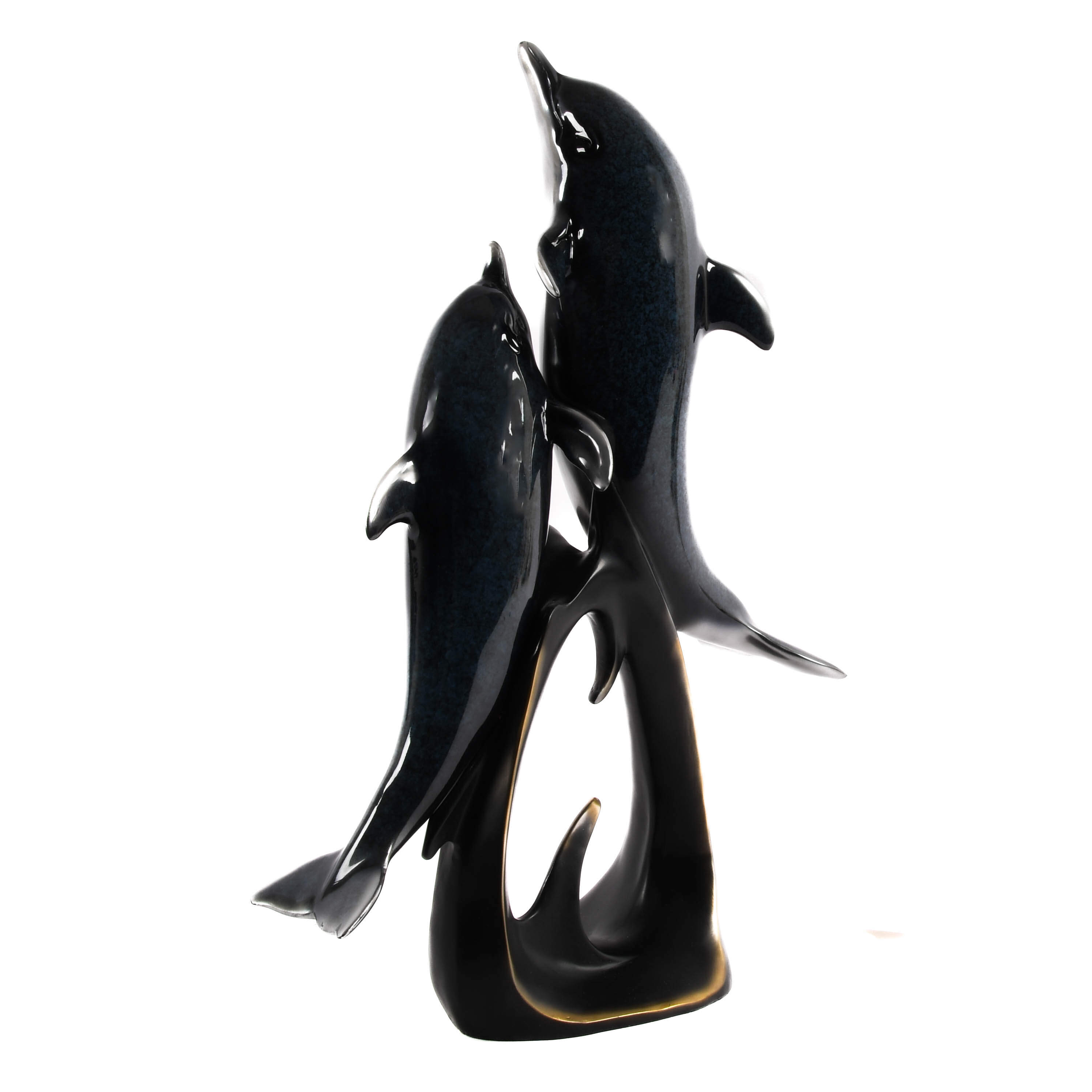 Miguel Lopez-Style Figural Dolphin Sculpture-6