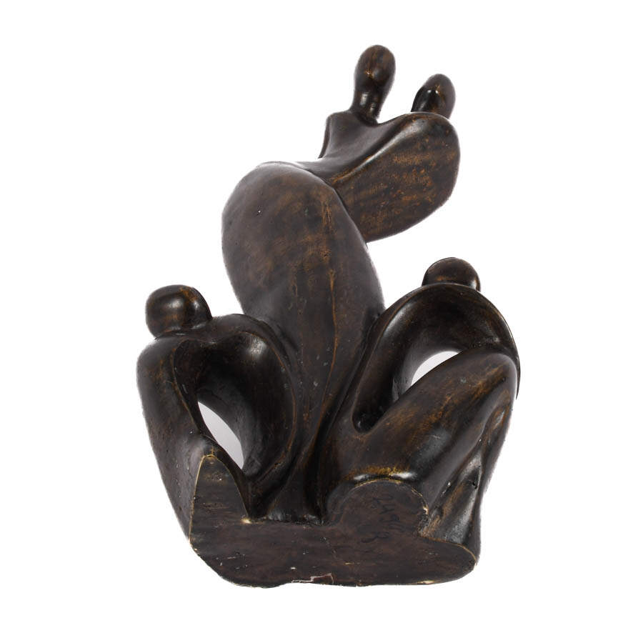 Abstract Ceramic Figural Couple Grouping-6
