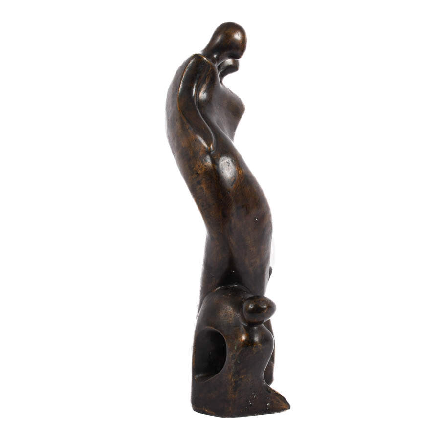 Abstract Ceramic Figural Couple Grouping-5
