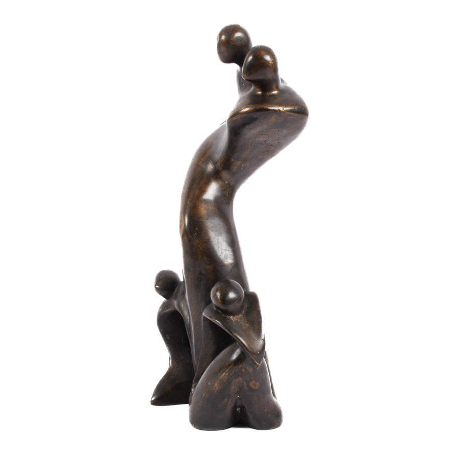 Abstract Ceramic Figural Couple Grouping-3