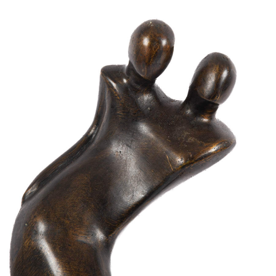Abstract Ceramic Figural Couple Grouping-2