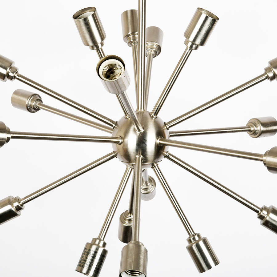 Silver Sputnik Mid-Century-Style Chandelier-3