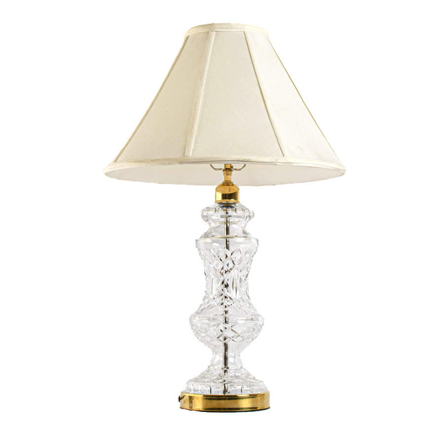Brass and Crystal Table Lamp-3