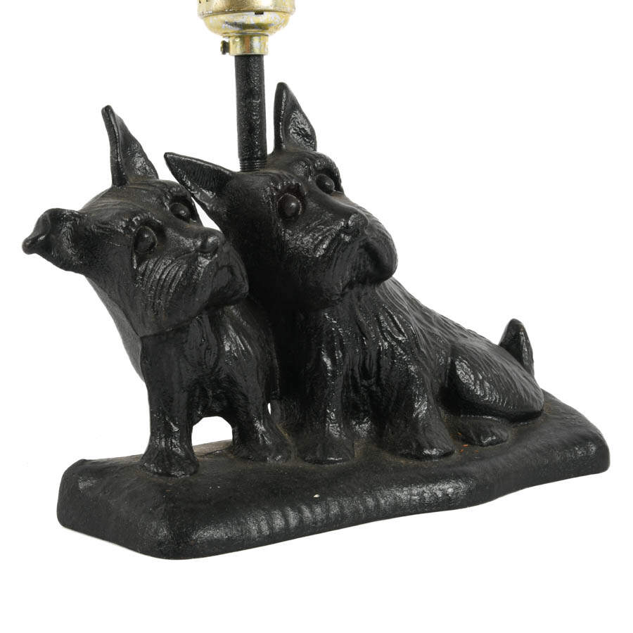 Mid-Century Cast Iron Scotty Dogs Table Lamp | Replacements, Ltd.