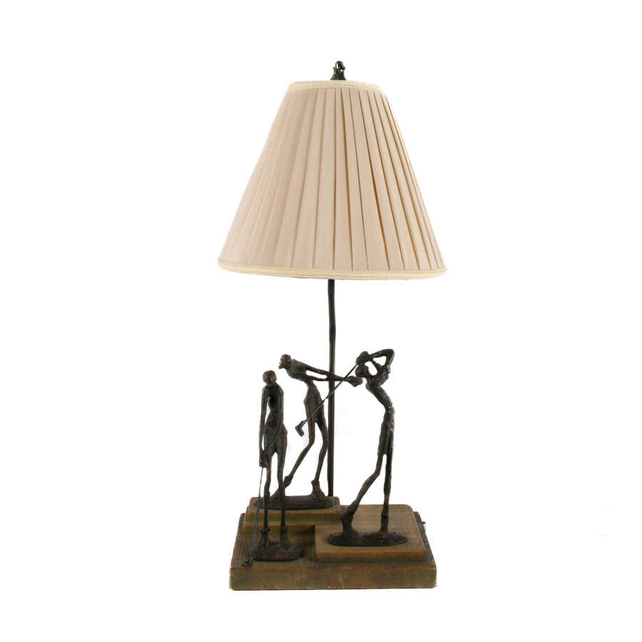 Frederick Cooper Bronze Golf Swing Table Lamp-2