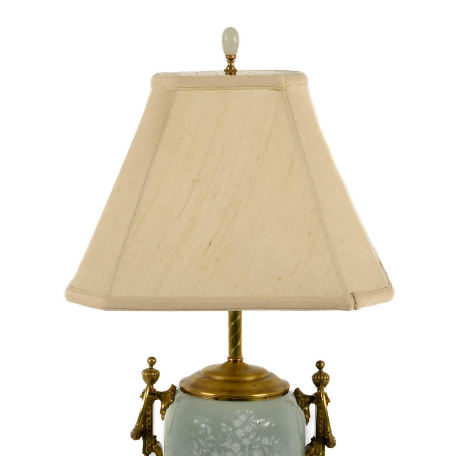 French Pâte-sur-Pâte Table Lamp-3