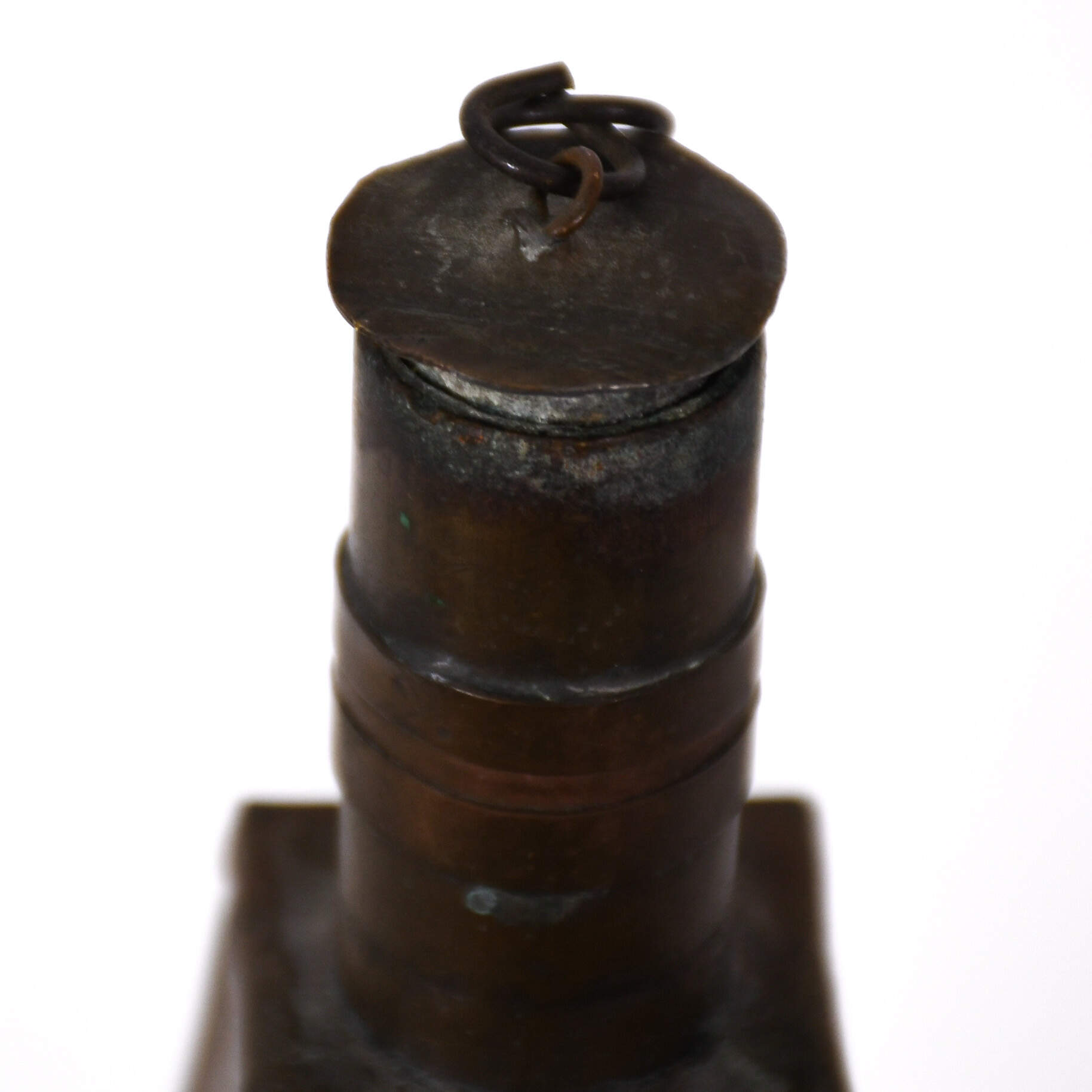 Antique Middle Eastern Powder Pear Flask-6