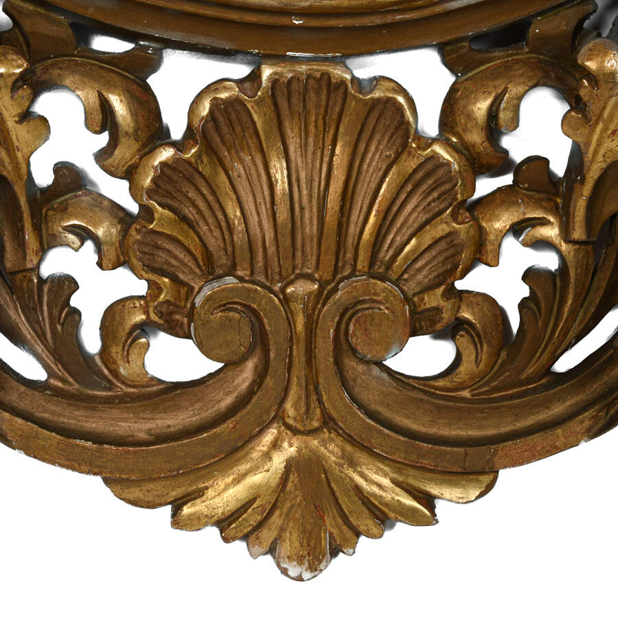 Antique Palatial Giltwood Wall Mirror-9