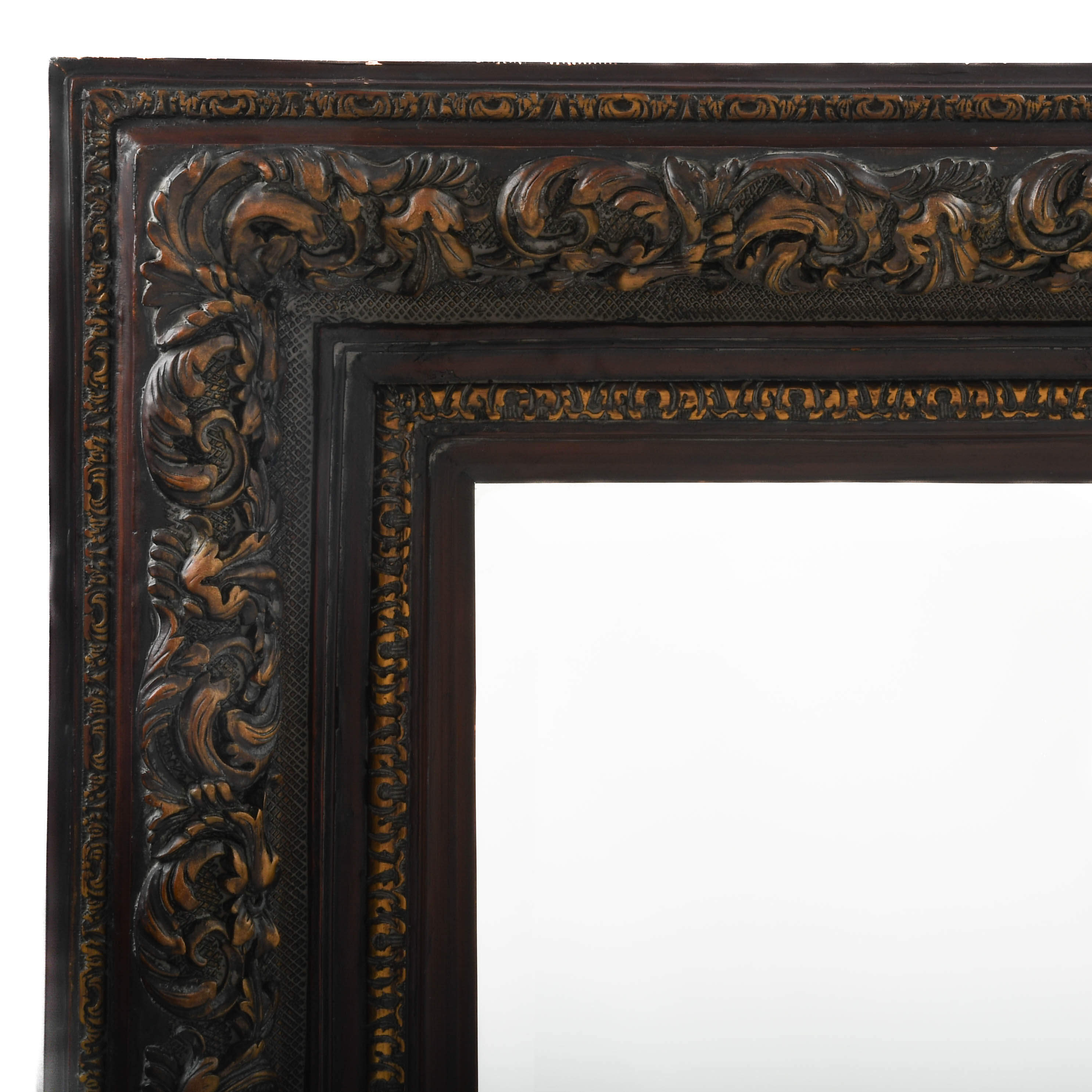 Mirror in Ornate Wood Frame-2