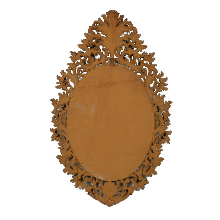 Antique Palatial Giltwood Wall Mirror-5