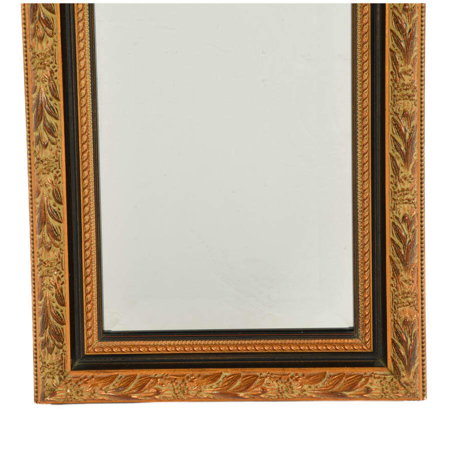 Tapestry Inlaid Trumeau Wall Mirror-2
