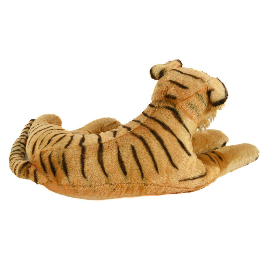Large Steiff Mid-Century Mohair Laying Tiger Plush Toy-4