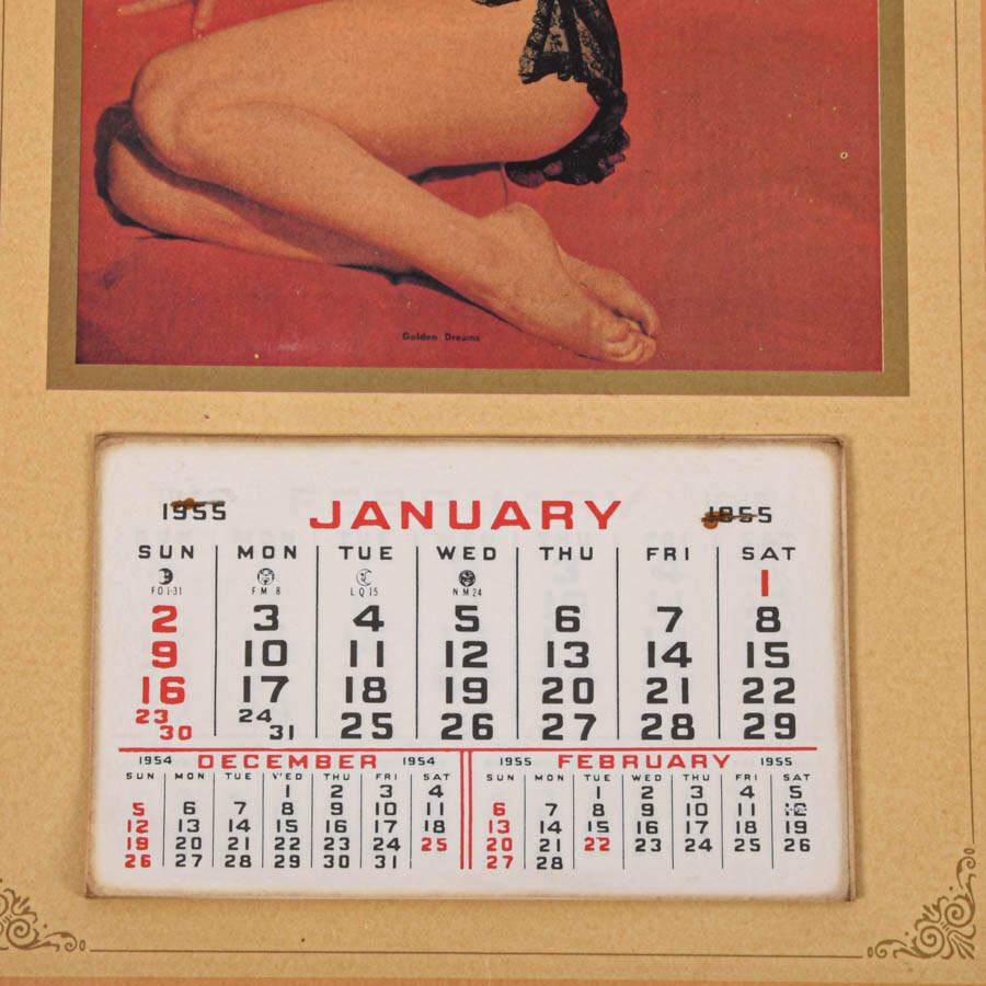 Marilyn Monroe "Golden Dreams" 1955 Calendar-4