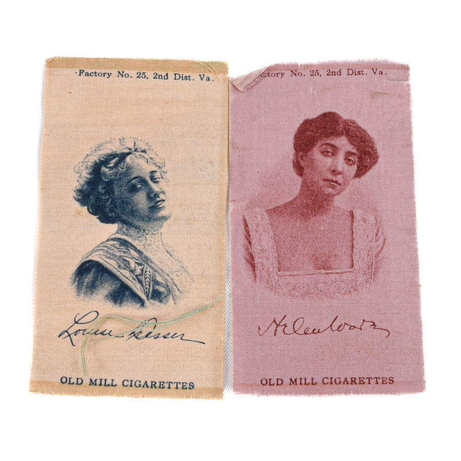 Grouping of Various Cigarette and Tobacco Advertising Silks-3