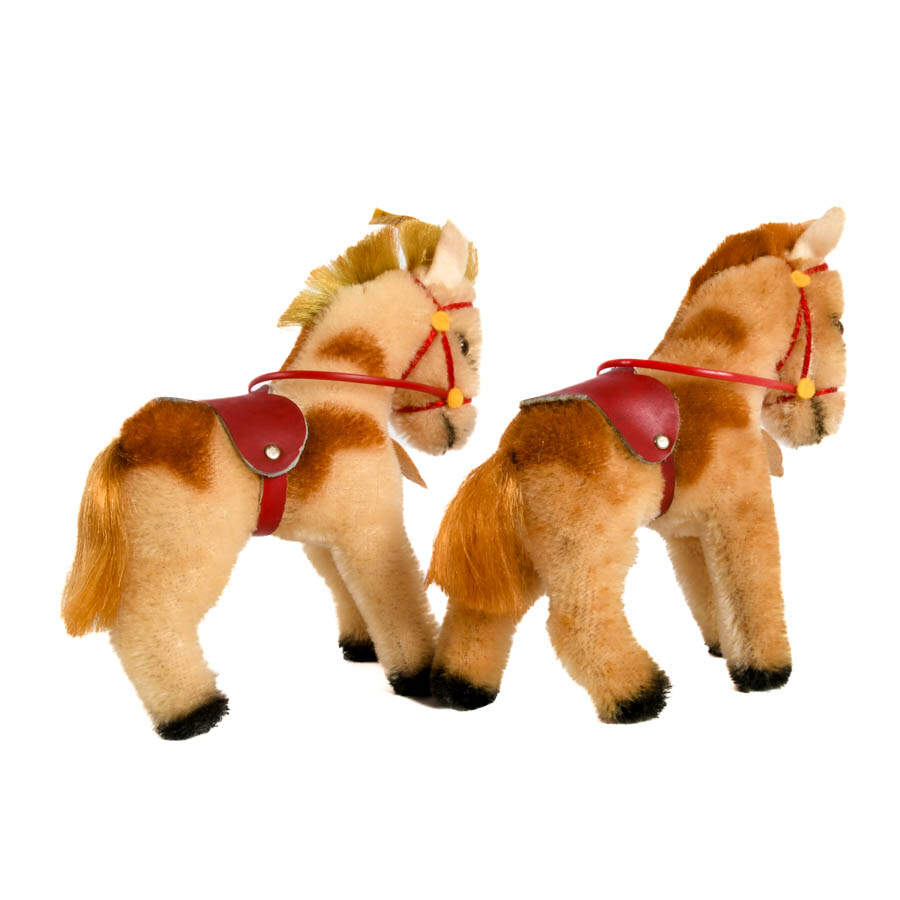 Pair of Steiff Gimiy Size Ponies-5