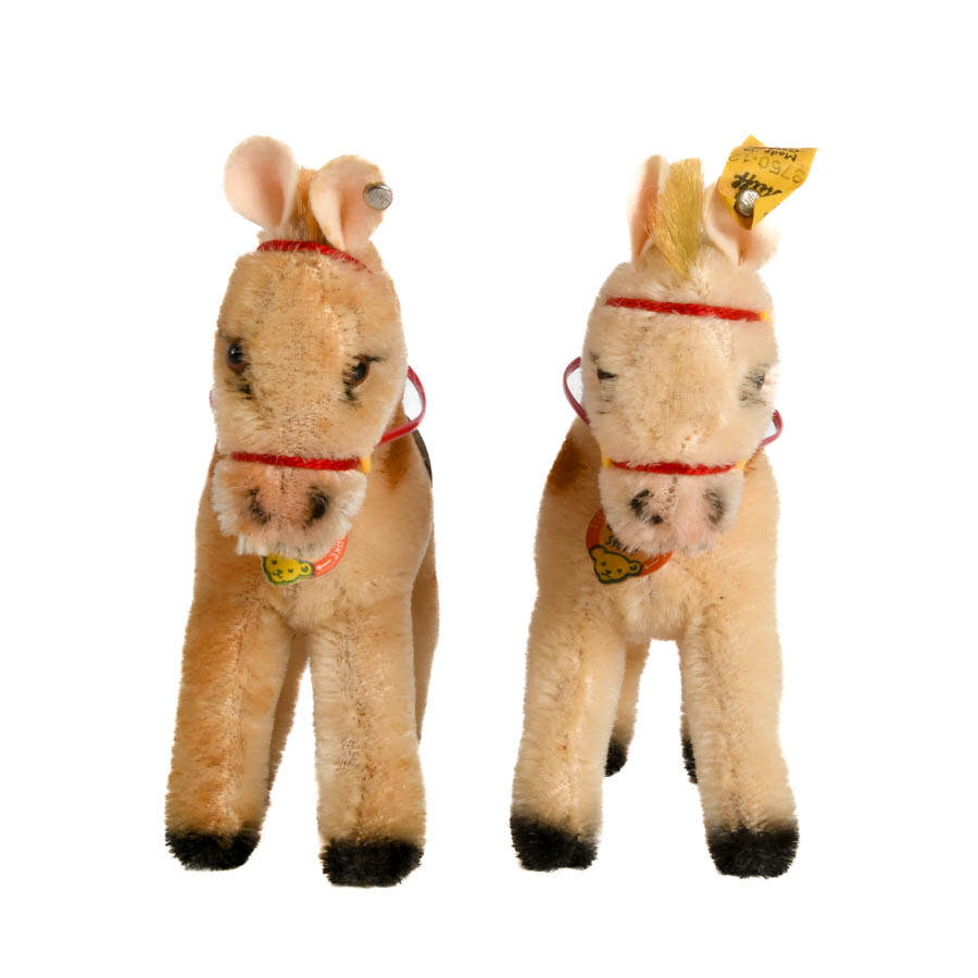 Pair of Steiff Gimiy Size Ponies-1