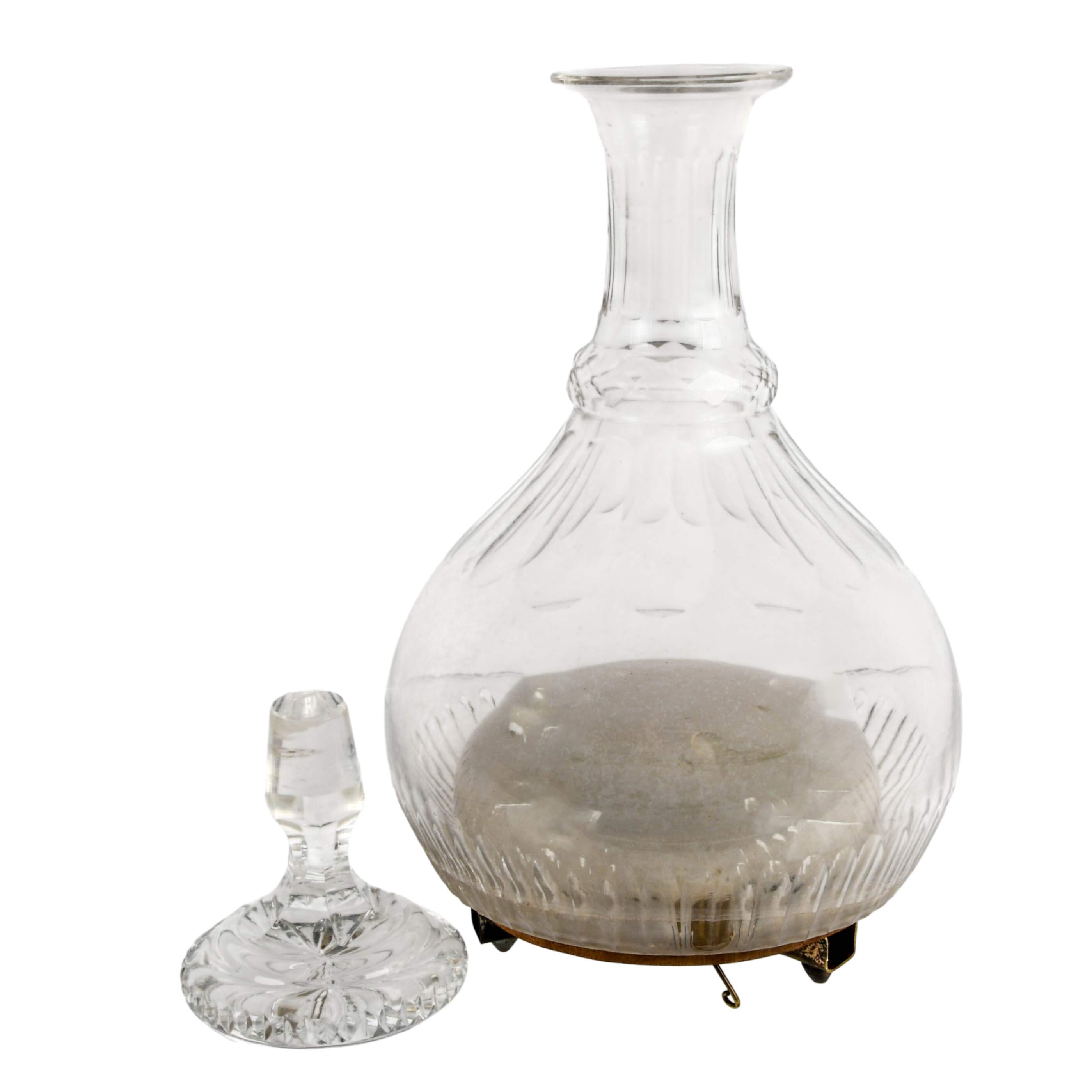 Antique Musical Crystal Decanter-6