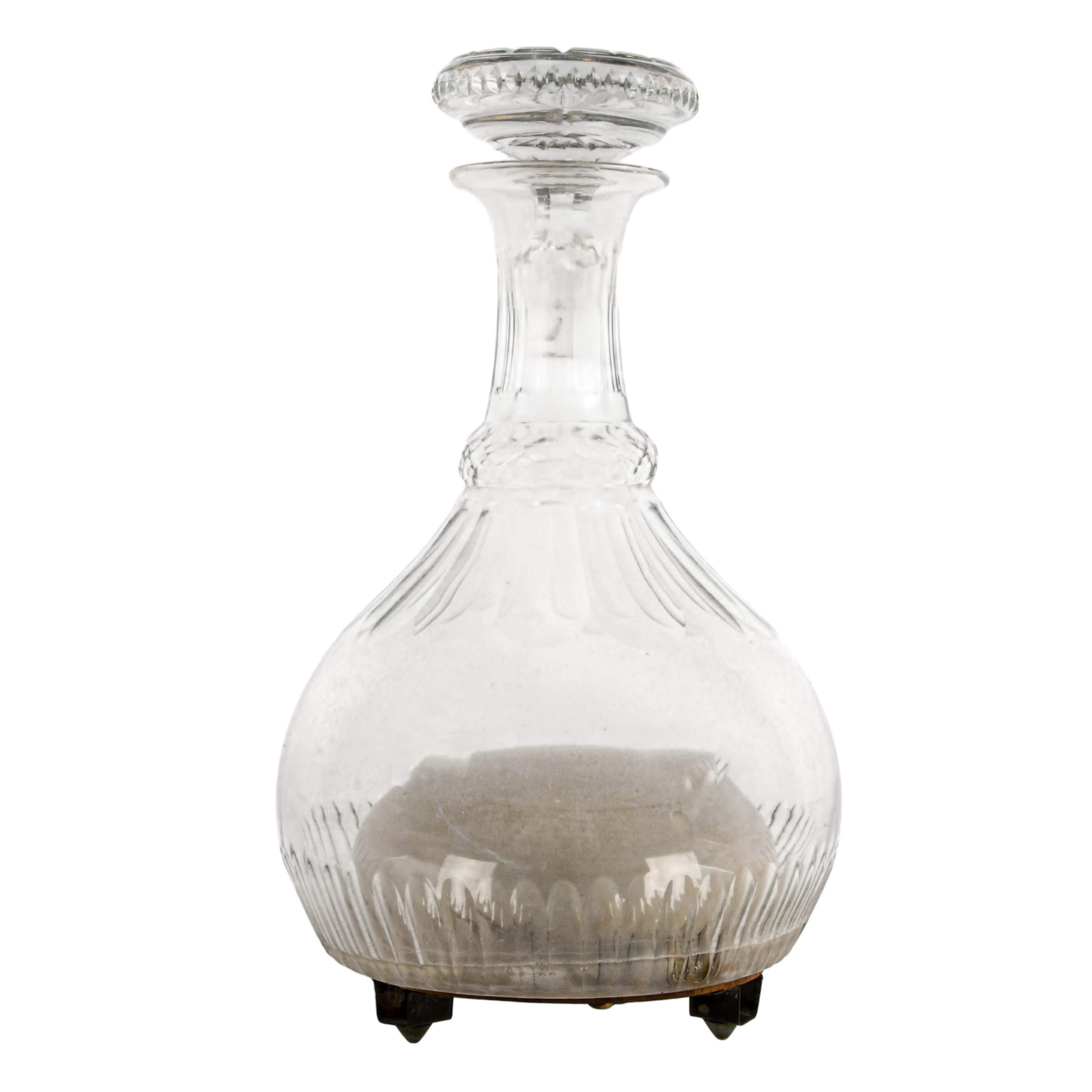 Antique Musical Crystal Decanter-4
