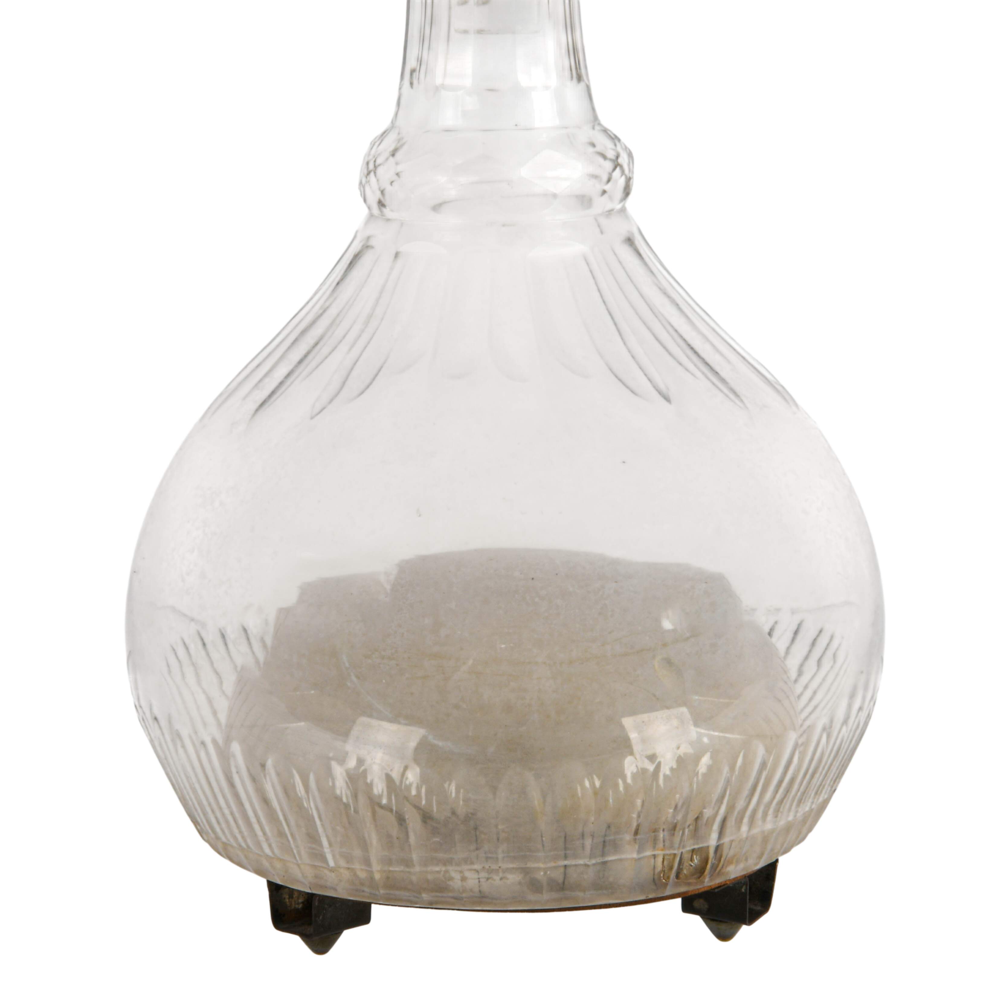Antique Musical Crystal Decanter-3