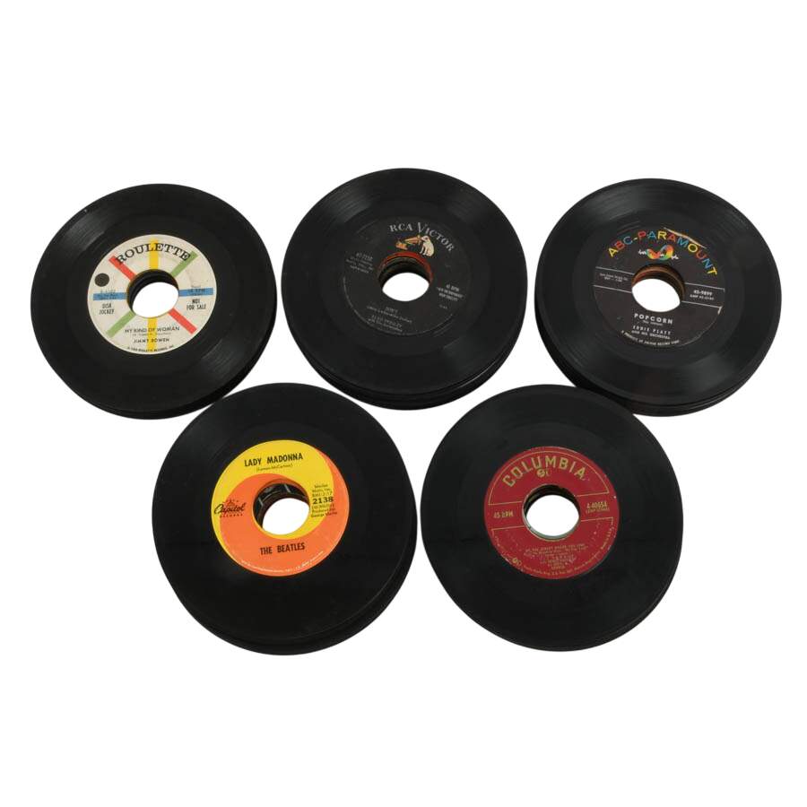 Lot of Eighty-Three Miscellaneous 45 Vinyl Records-2
