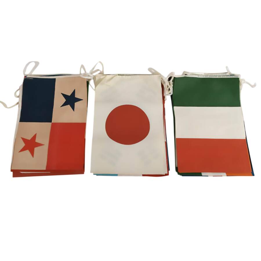 Bunting String of Fabric Flags-3
