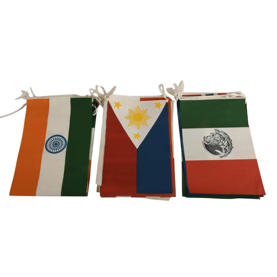 Bunting String of Fabric Flags-2