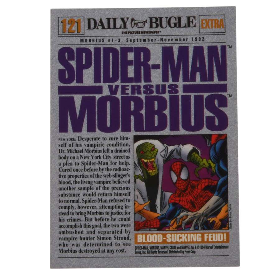 Set of 1994 Fleer Marvel The Amazing Spider-Man Trading Cards-3
