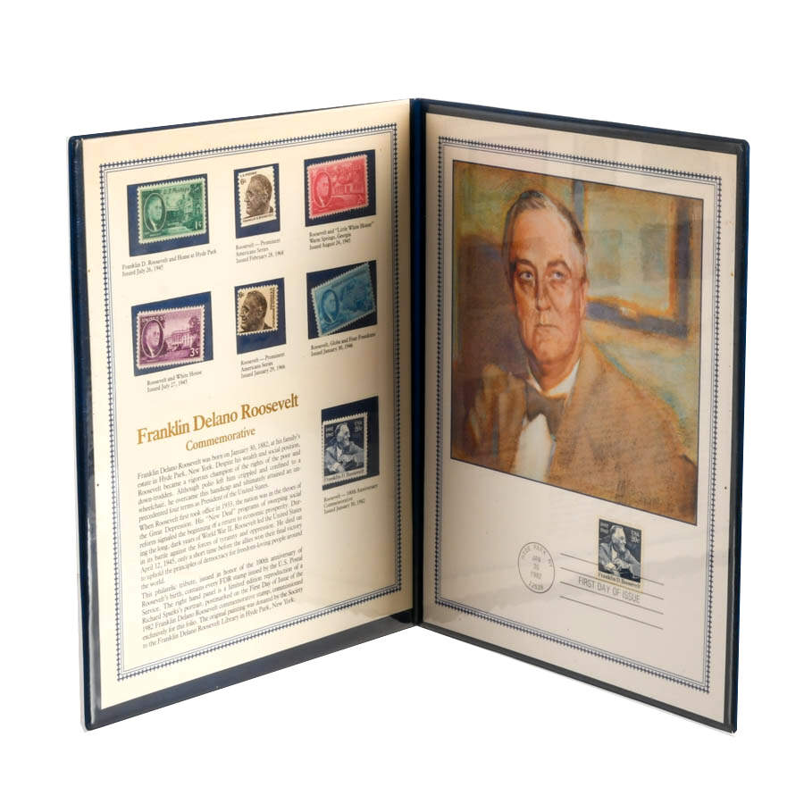 100th Anniversary First Day Issue FDR Commemorative Stamps-2
