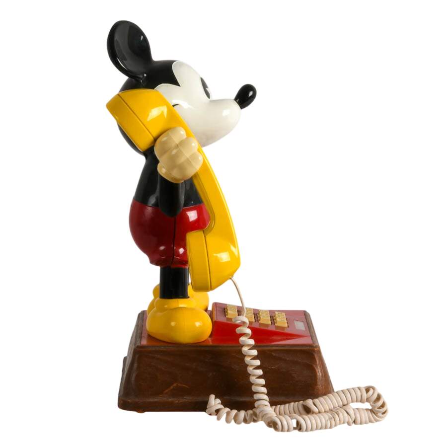 Vintage 1976 "The Mickey Mouse Phone" Push Button Telephone-8